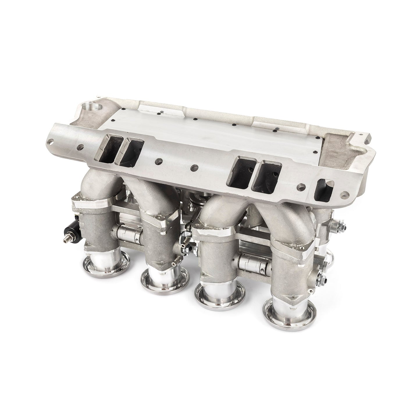 Chevrolet SBC 350 Downdraft 8-stack EFI-insugssystem komplett, satin