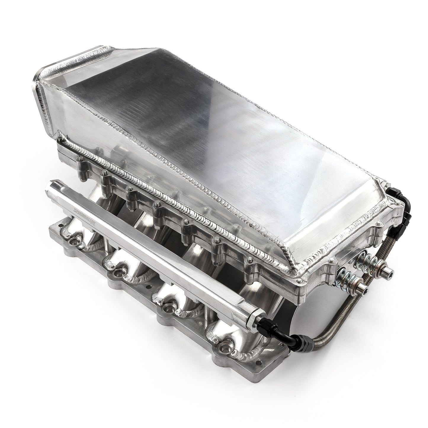Ford 5.0L Coyote 2-delat svetsat High-Ram EFI-insug 98 mm 4-bult, polerat