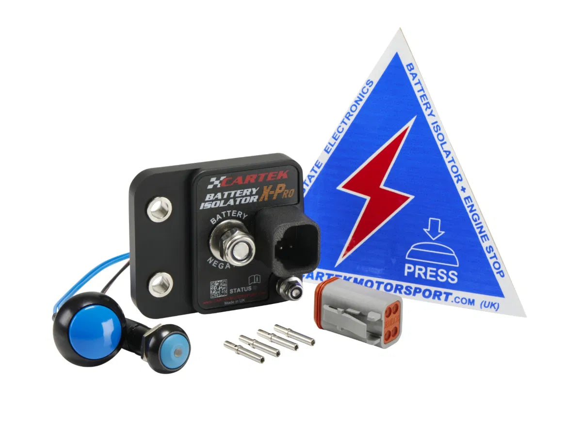 CARTEK Batteri isolator X-Pro (Kit inklusive extern strömbrytare)