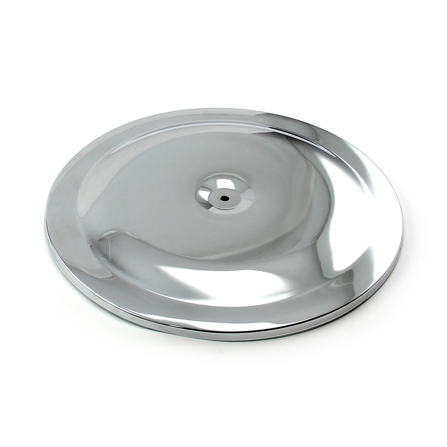 14" Chrome Rund Race Style Air Cleaner Top - Krom