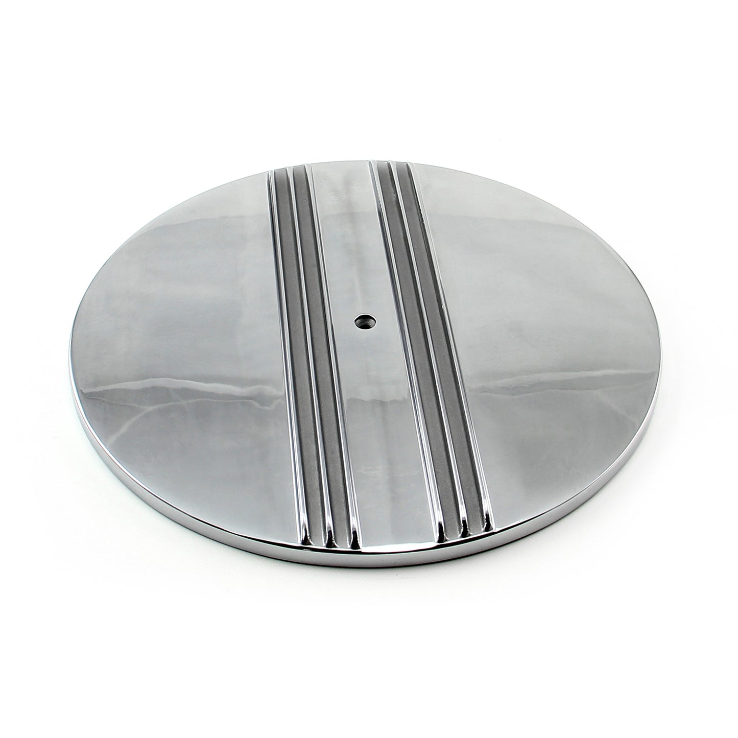 14" Aluminium Classic Finned Center Air Cleaner Top