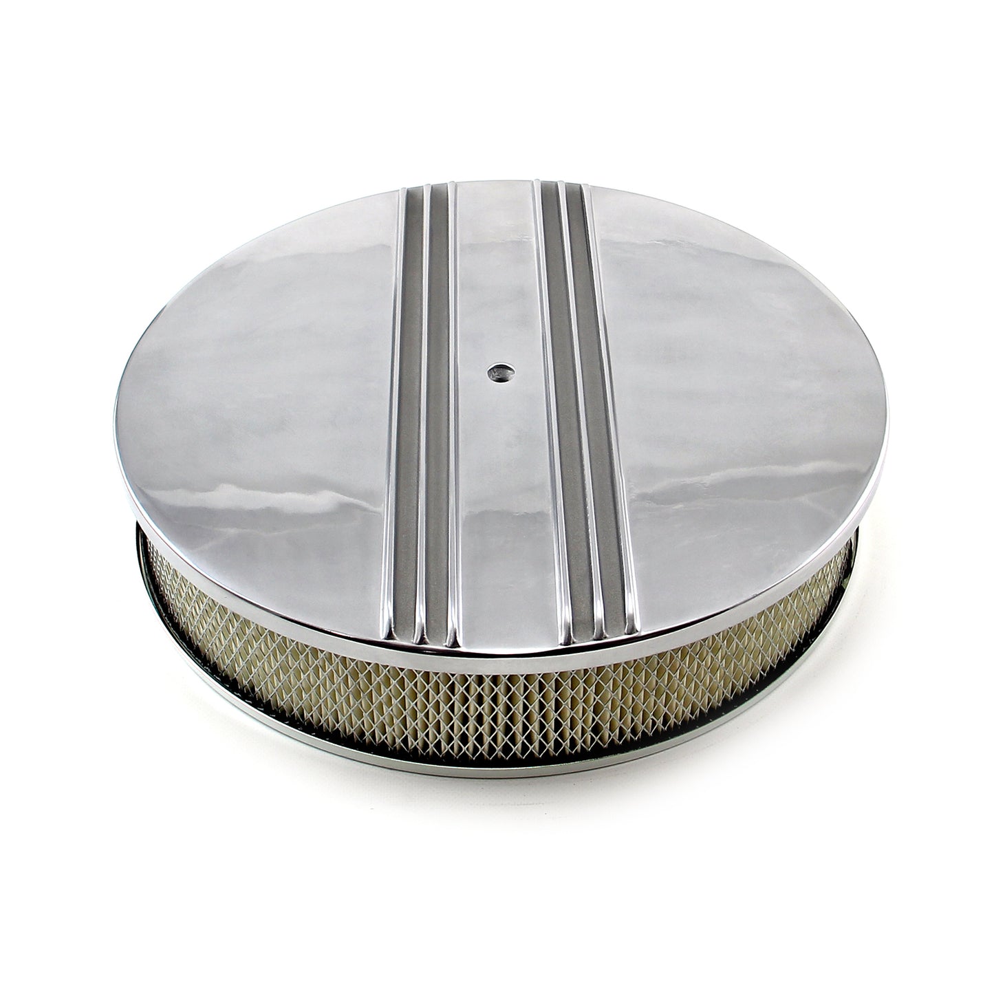 14" Classic Finned Polerad Aluminium Luftrenarsats med 3" Element