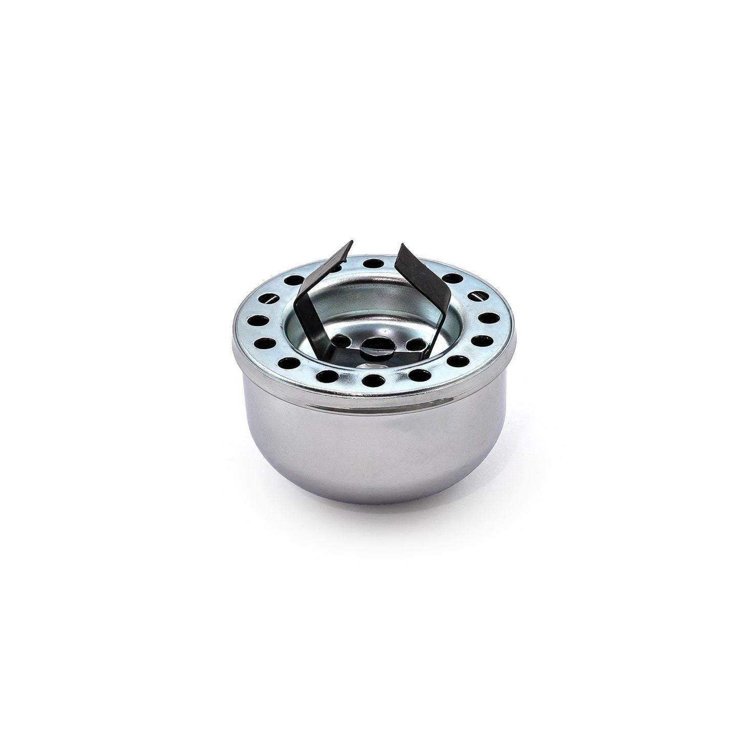2 3/8" kromade insticksmodell runt ventilationslock för ventilkåpa (för påfyllningsrör)