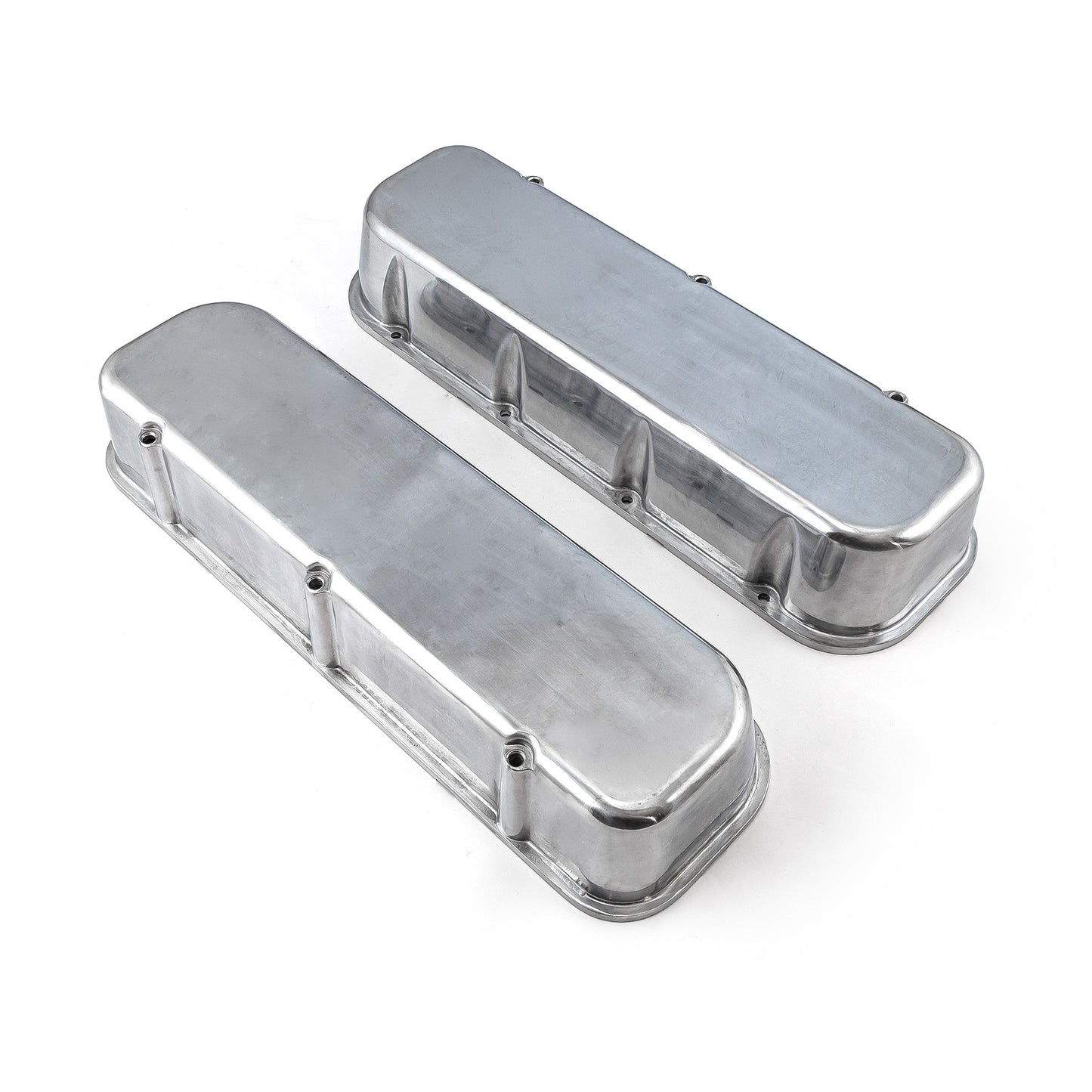 Chevy BBC 454 aluminium slät Valve Cover – höga utan hål