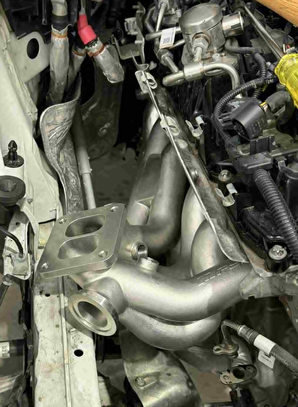 PSR T4 twin-scroll grenrör i rostfritt stål för BMW S58