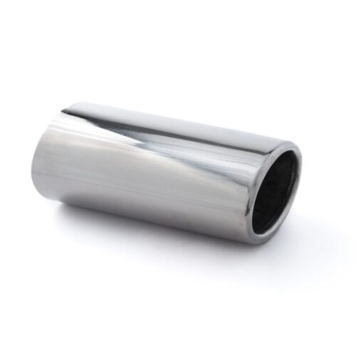 Ändrör Ovalt 125x75mm, med rullad kant, polerat. Längd 195mm