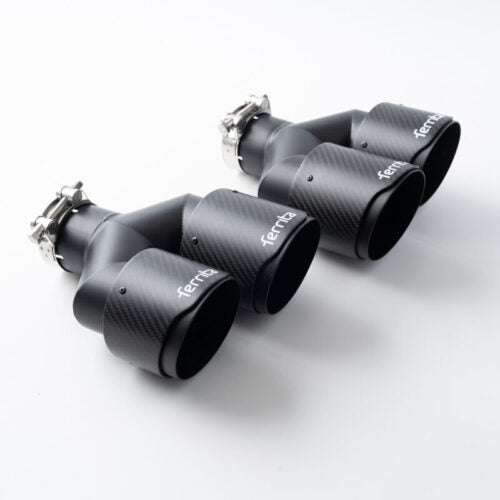 Ändrör runda dubbla par RF/Kolfiber 2ר101,6mm Ø63,5mm anslutning