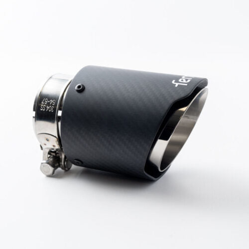 Ändrör Runt Ø92mm snedkapat, figuravslut. L=140/120mm, id=Ø 63.5mm