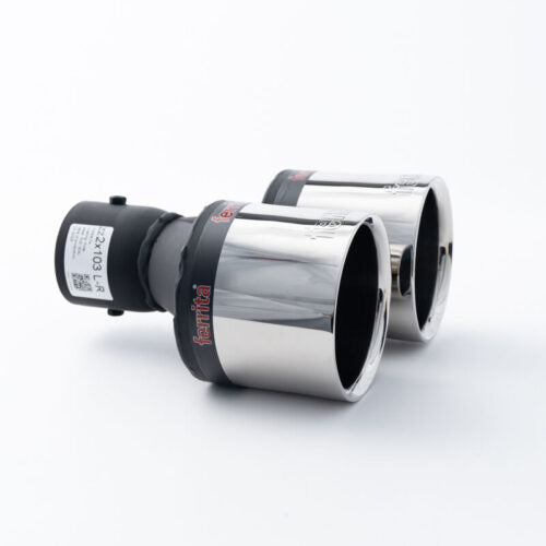 Ändrör Dubbla runda, 2 x 102mm ansl. id = Ø 63,5mm inv