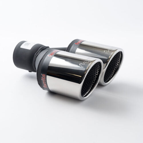 Ändrör Runda dubbla, 2×90 mm snedkapade, ansl. = id Ø 63,5 mm