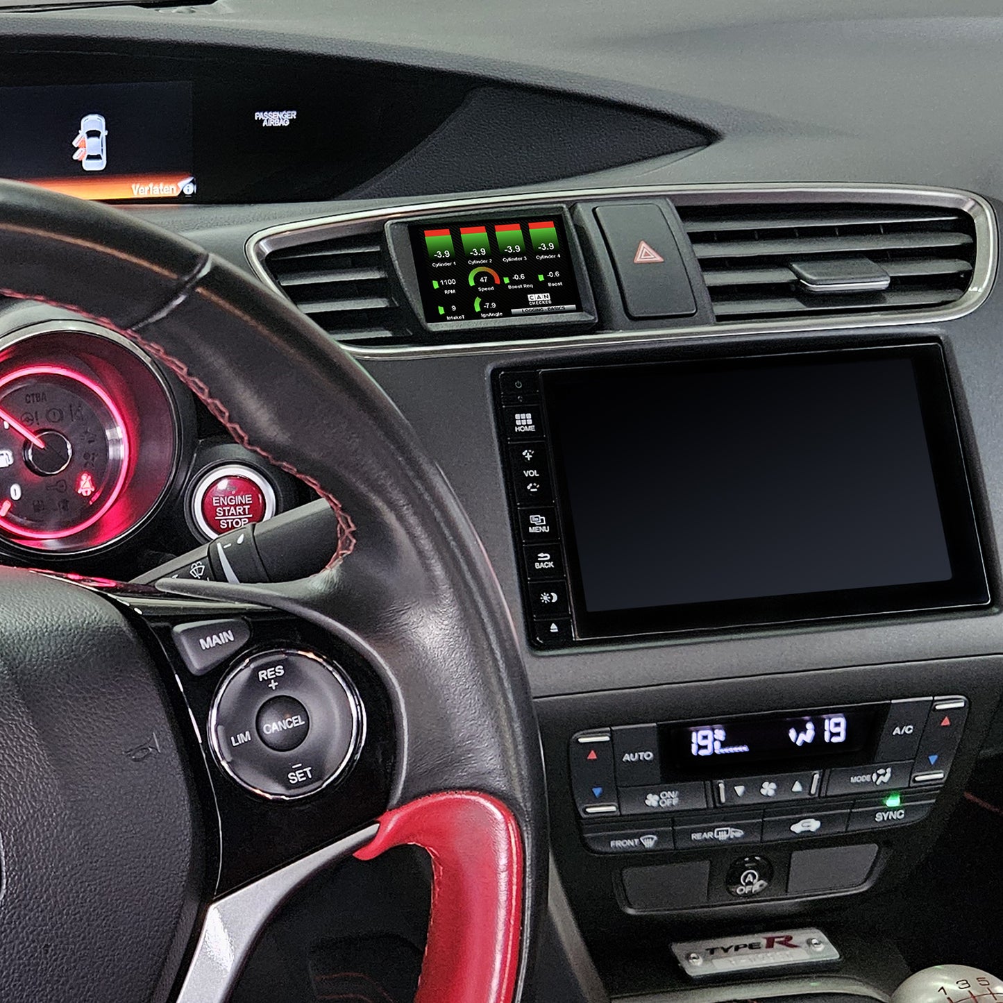 MFD28 Gen2 för Honda Civic FK2 LHD