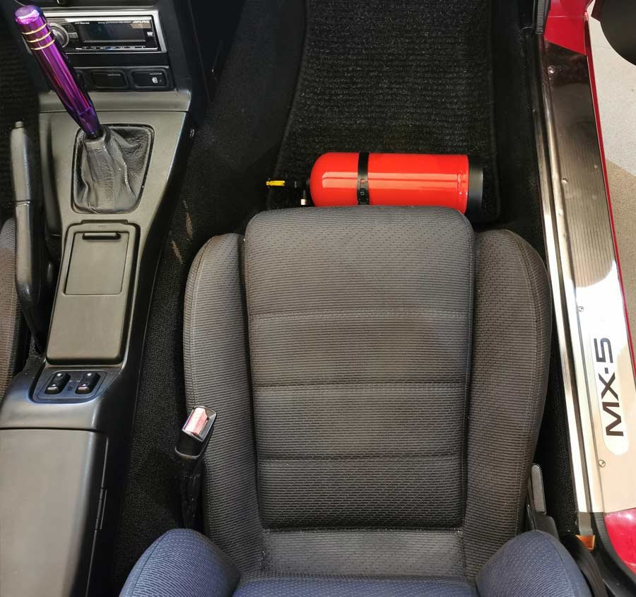 Mazda MX5 NA Miata Brandsläckarfäste