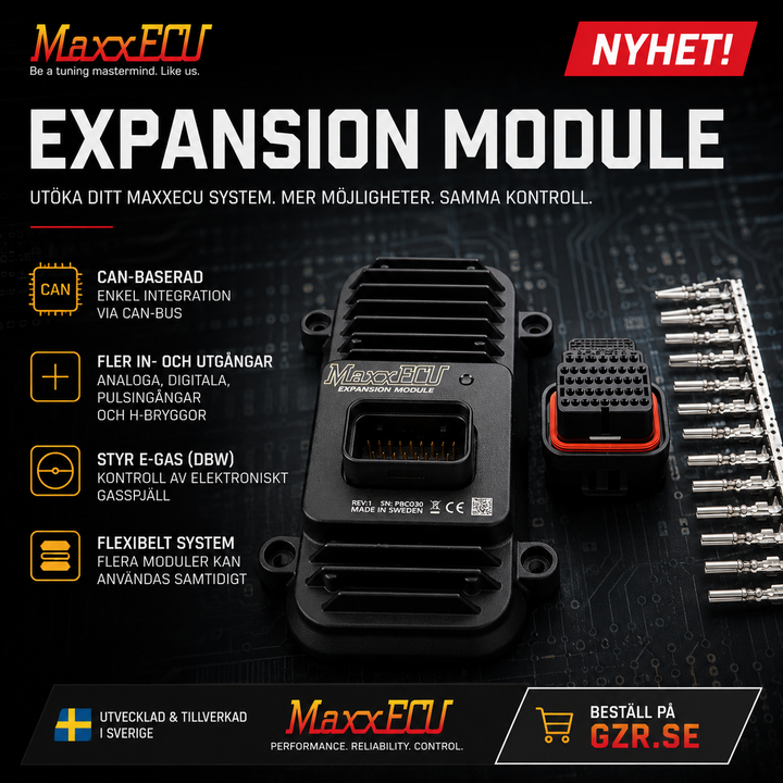 Nyhet från MaxxECU – Expansion Module!