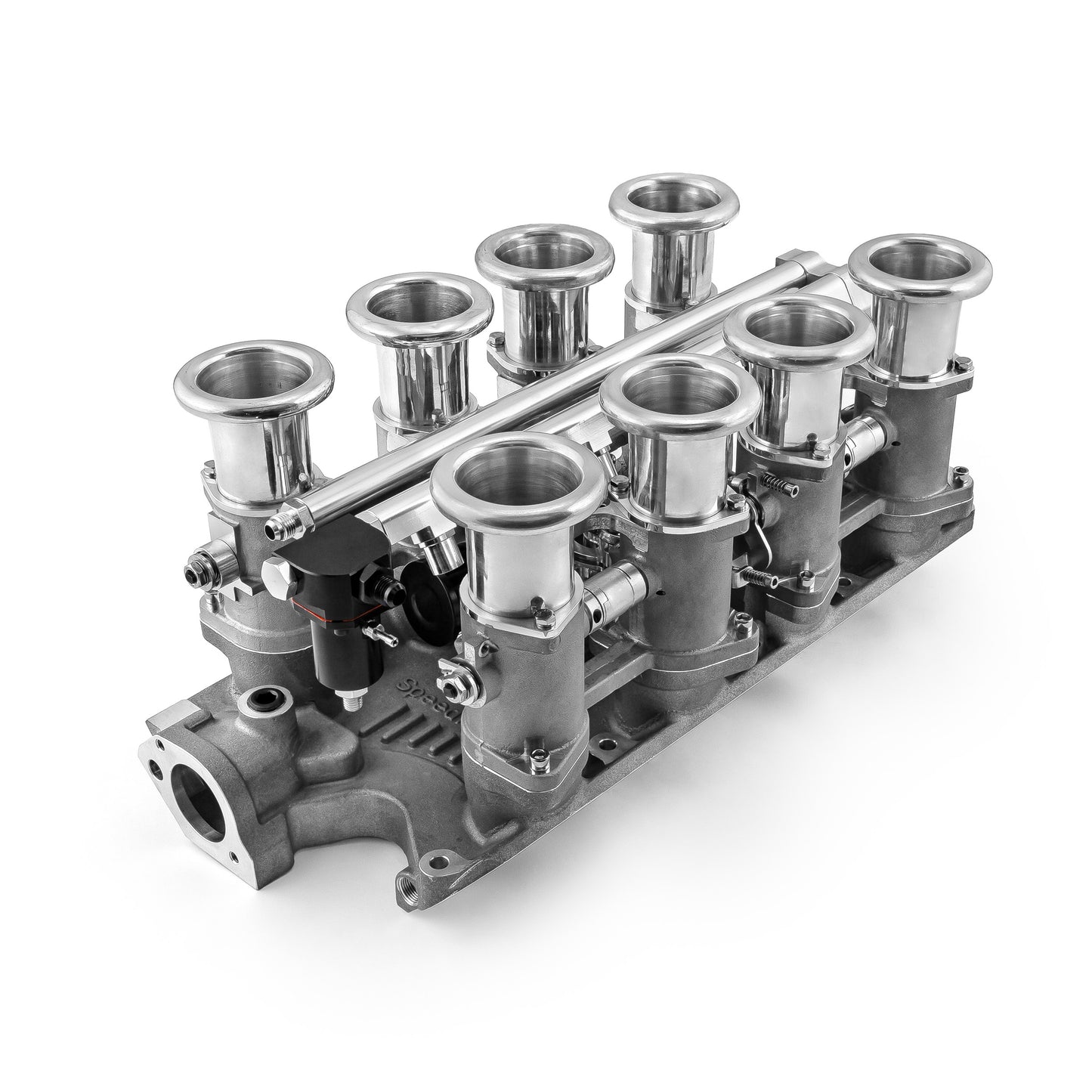 Ford SB 289/302 Windsor Downdraft 8-stack EFI-insugssystem, satin