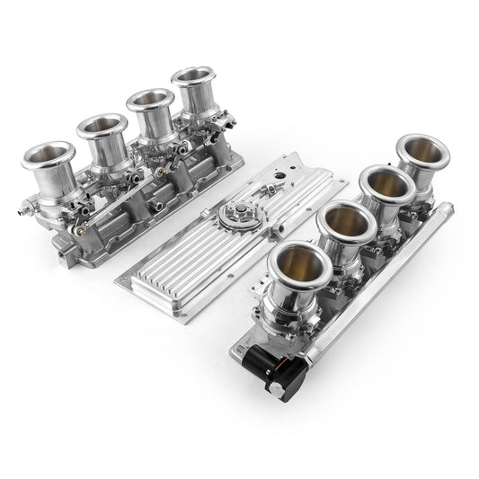 Chevrolet GM LS1 Downdraft 8-stack EFI-insugssystem komplett, polerat