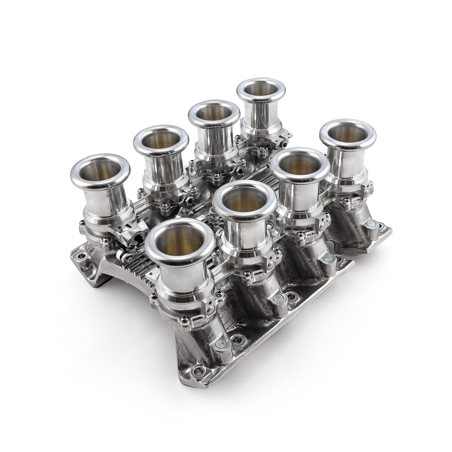 Chevrolet Gen V LT1 Downdraft 8-stack EFI-insugssystem komplett, polerat