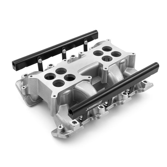 Chevrolet GM LS1/LS2 2x4-port Dual-Plane EFI-insug, polerat