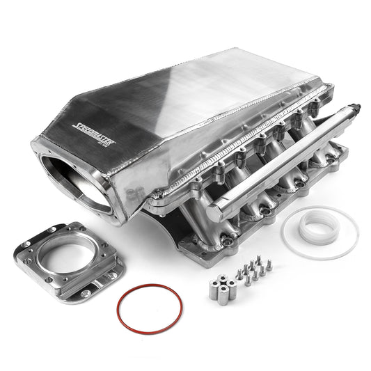Ford 5.0L Coyote 2-delat svetsat High-Ram EFI-insug 98 mm 4-bult, polerat