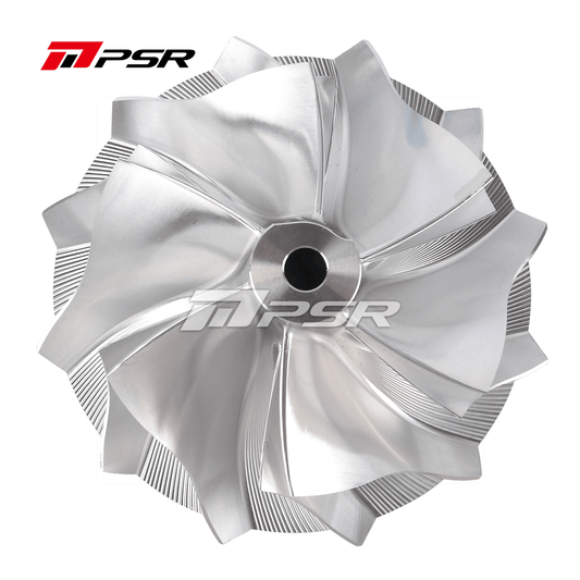 PSR billetfräst kompressorhjul för Precision PTE 6766 6766E 6766SP 6766HP turbo