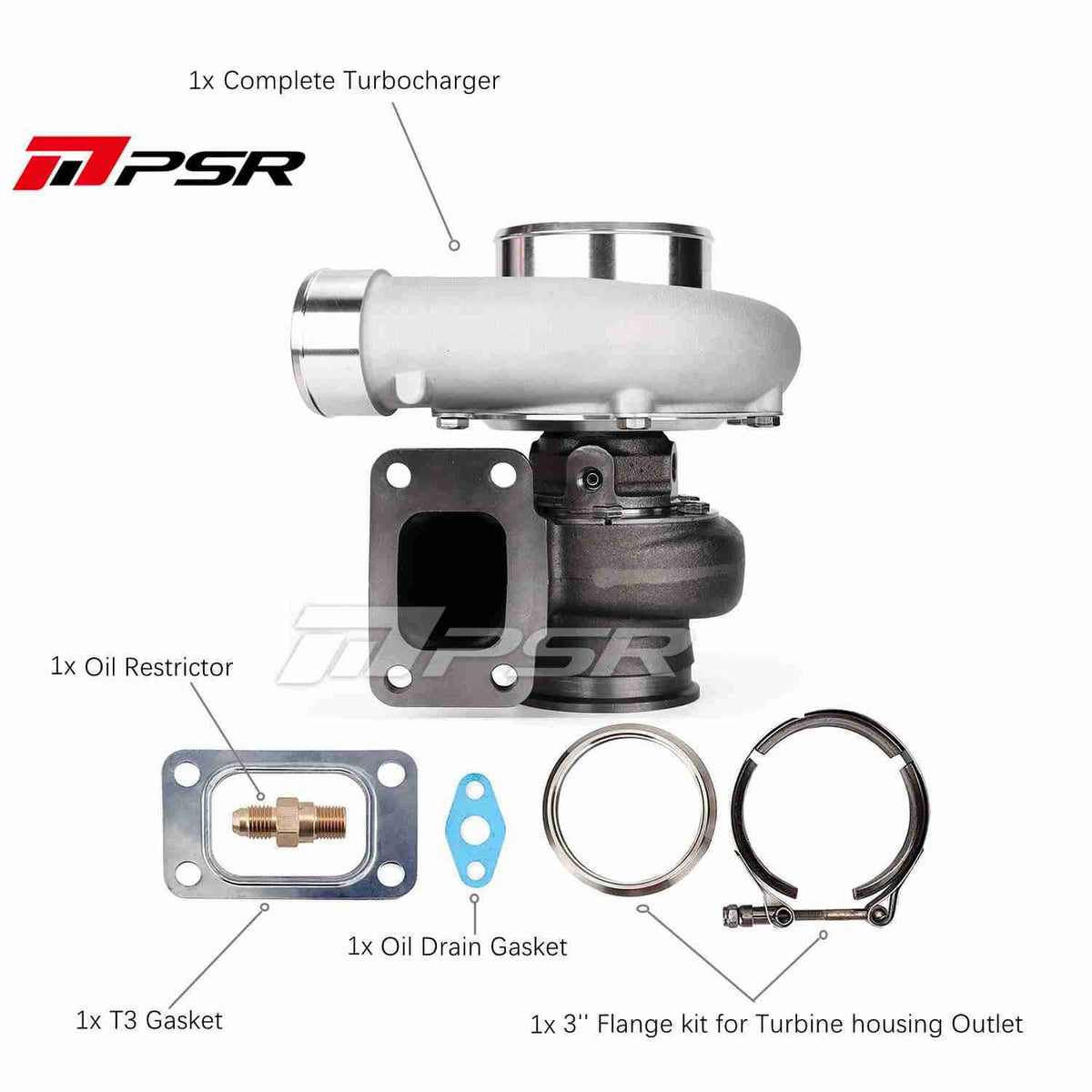PSR3584 Gen2 dubbelkullagrad turbo