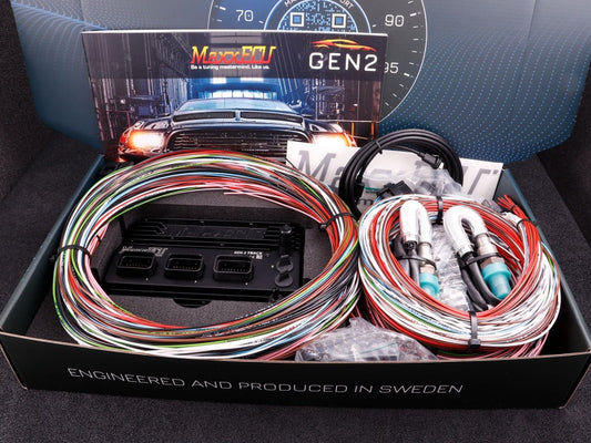 MaxxECU TRACK GEN 2 - Premium (ECU, kabelhärva, tillbehör, 2st LSU 5.2)