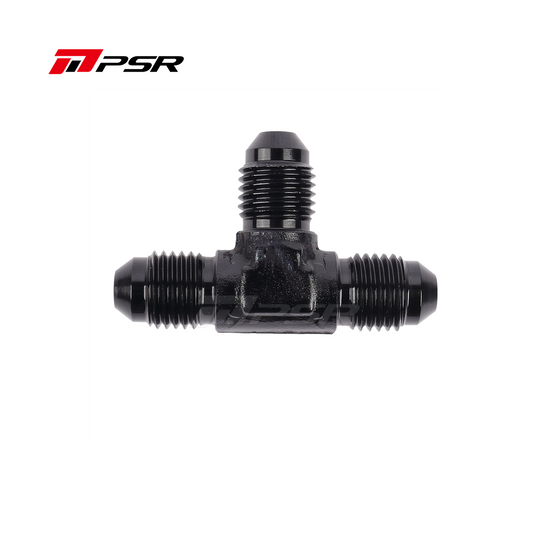 PSR T-koppling -4 AN hane i svarteloxerad aluminium