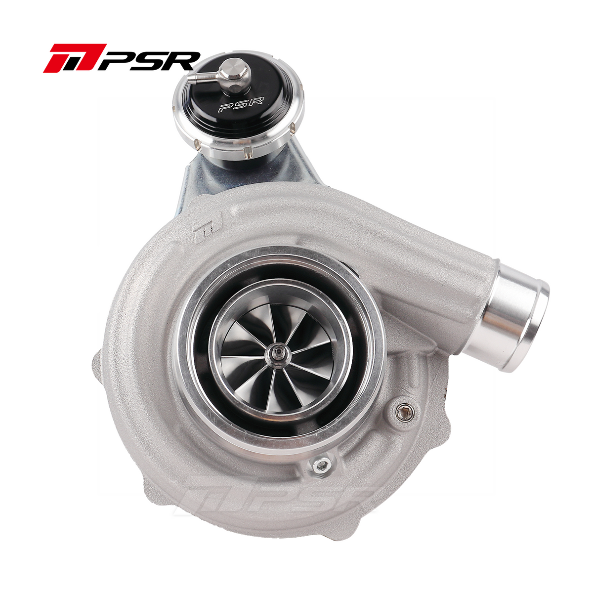 PSR 5855A dubbelkullagrad turbo med kompressorhjul i PTG-design – effektkapacitet upp till 770 hk