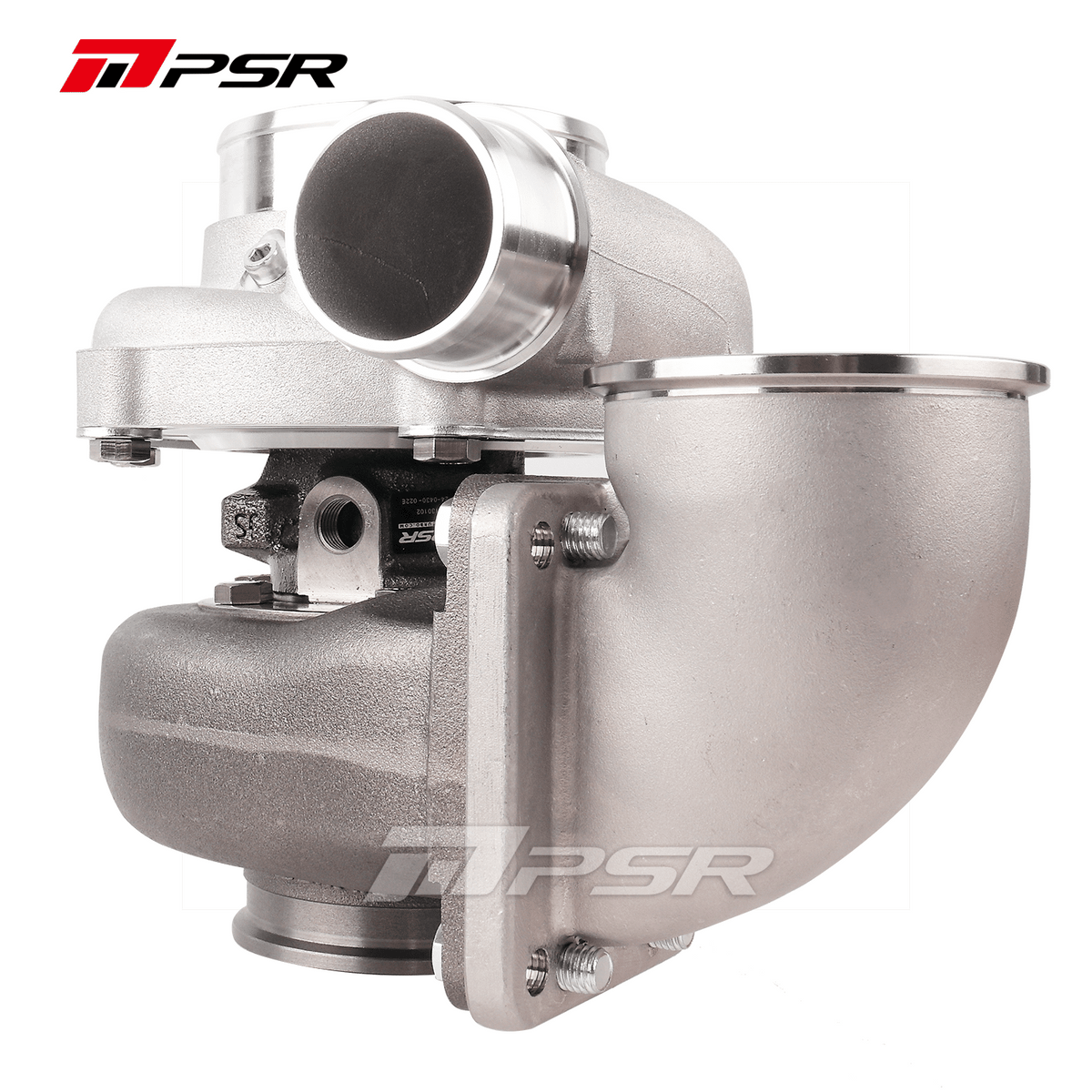 PSR 90° adapter mellan T3/T4 och 3-tums V-band
