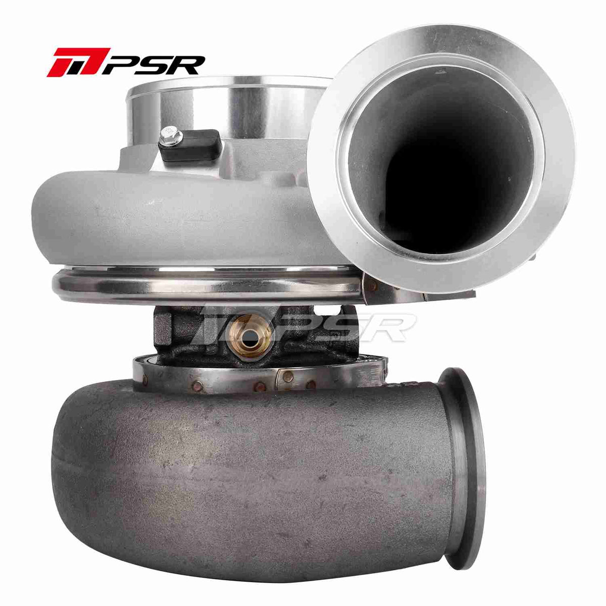 PSR 7982G dubbelkullagrad turbo med böjda, spetsfrästa kompressorblad