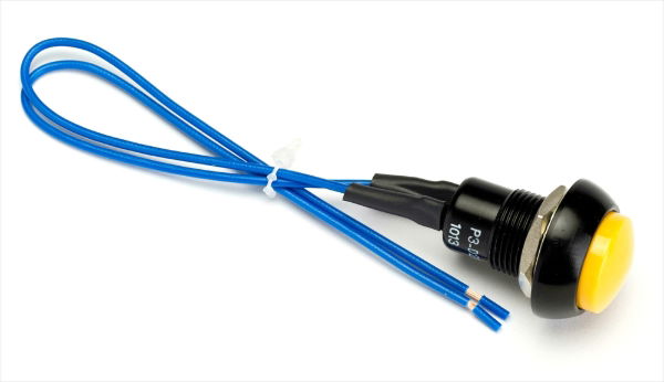 CARTEK batteriisolator extern dödningsknapp (gul)