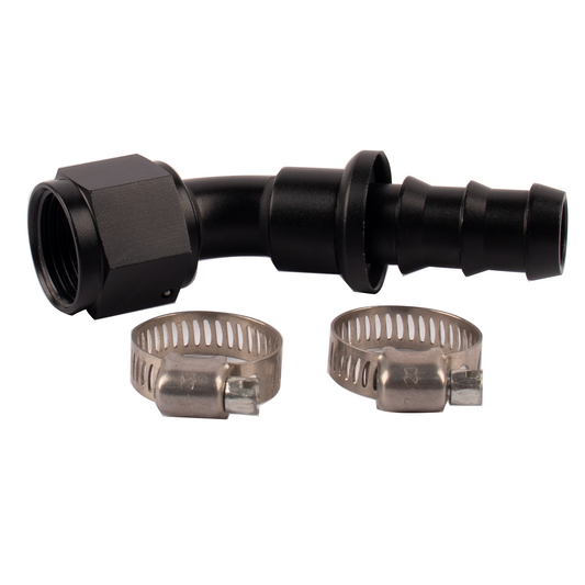 PSR Push-Lock slanganslutning -10 AN – rak eller 45°
