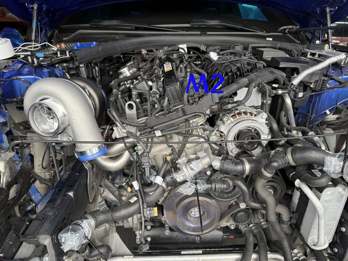 PSR T4 twin-scroll grenrör i rostfritt stål för BMW S58