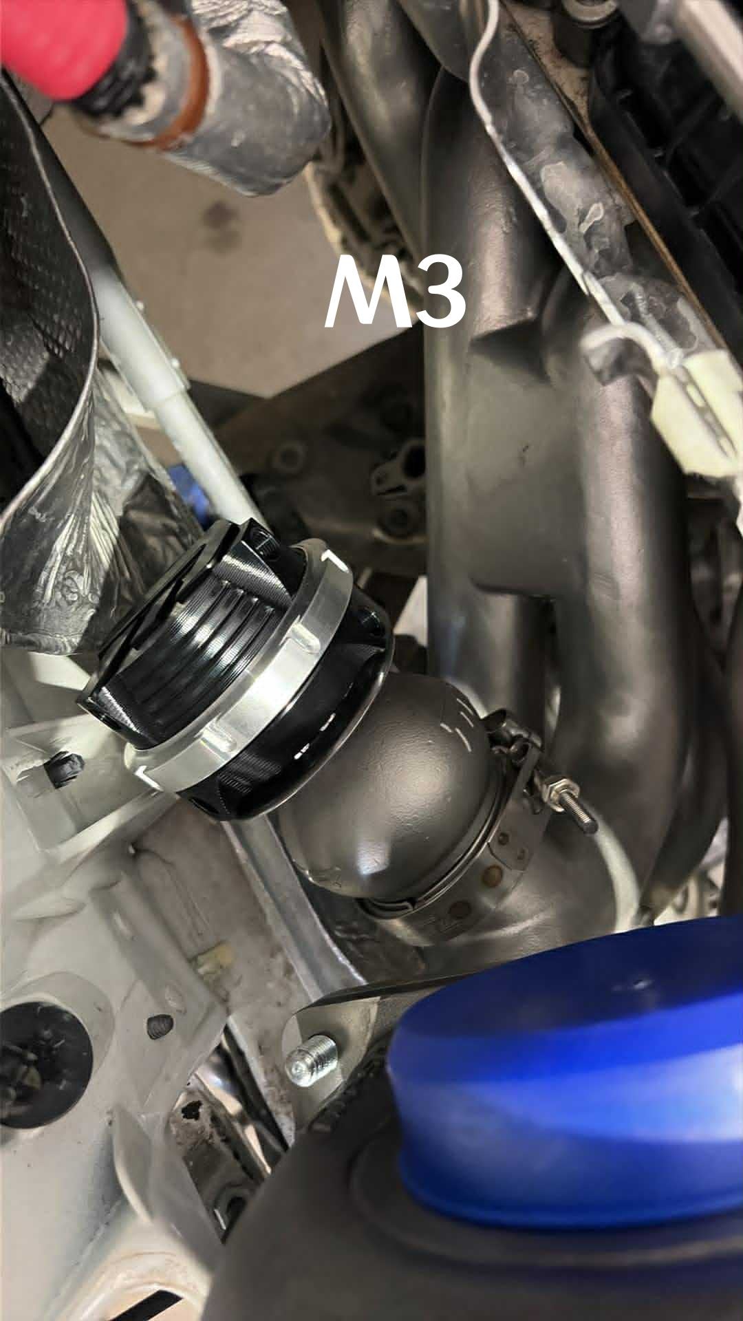 PSR T4 twin-scroll grenrör i rostfritt stål för BMW S58