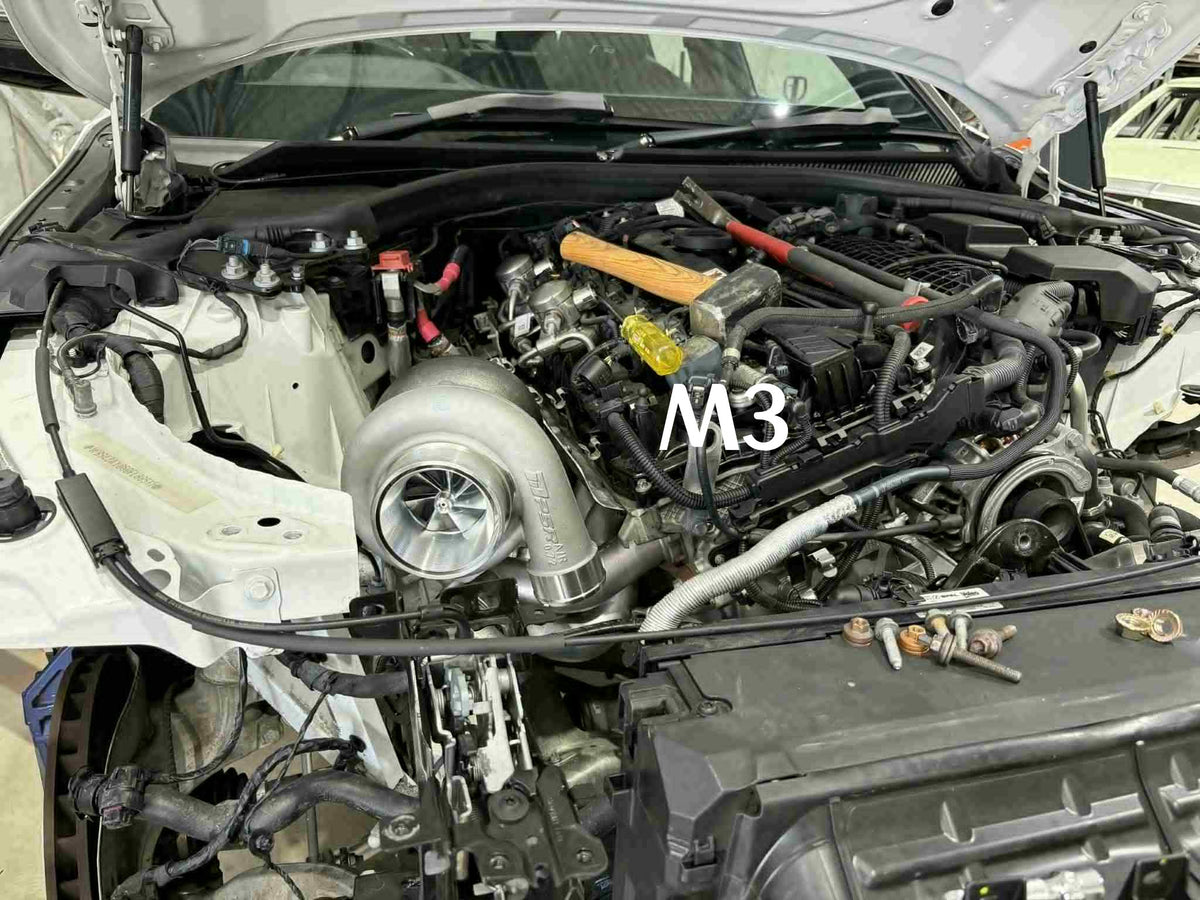 PSR T4 twin-scroll grenrör i rostfritt stål för BMW S58
