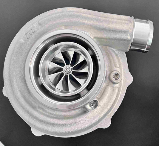 PSR 4849A dubbelkullagrad turbo med kompressor- och turbinhjul i PTG-design – effektkapacitet upp till 550 hk