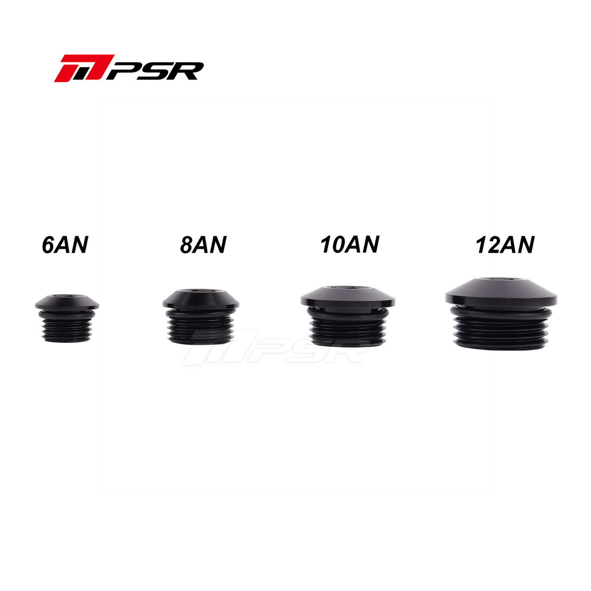 PSR ORB-plugg i aluminium – -6 AN, -8 AN, -10 AN eller -12 AN