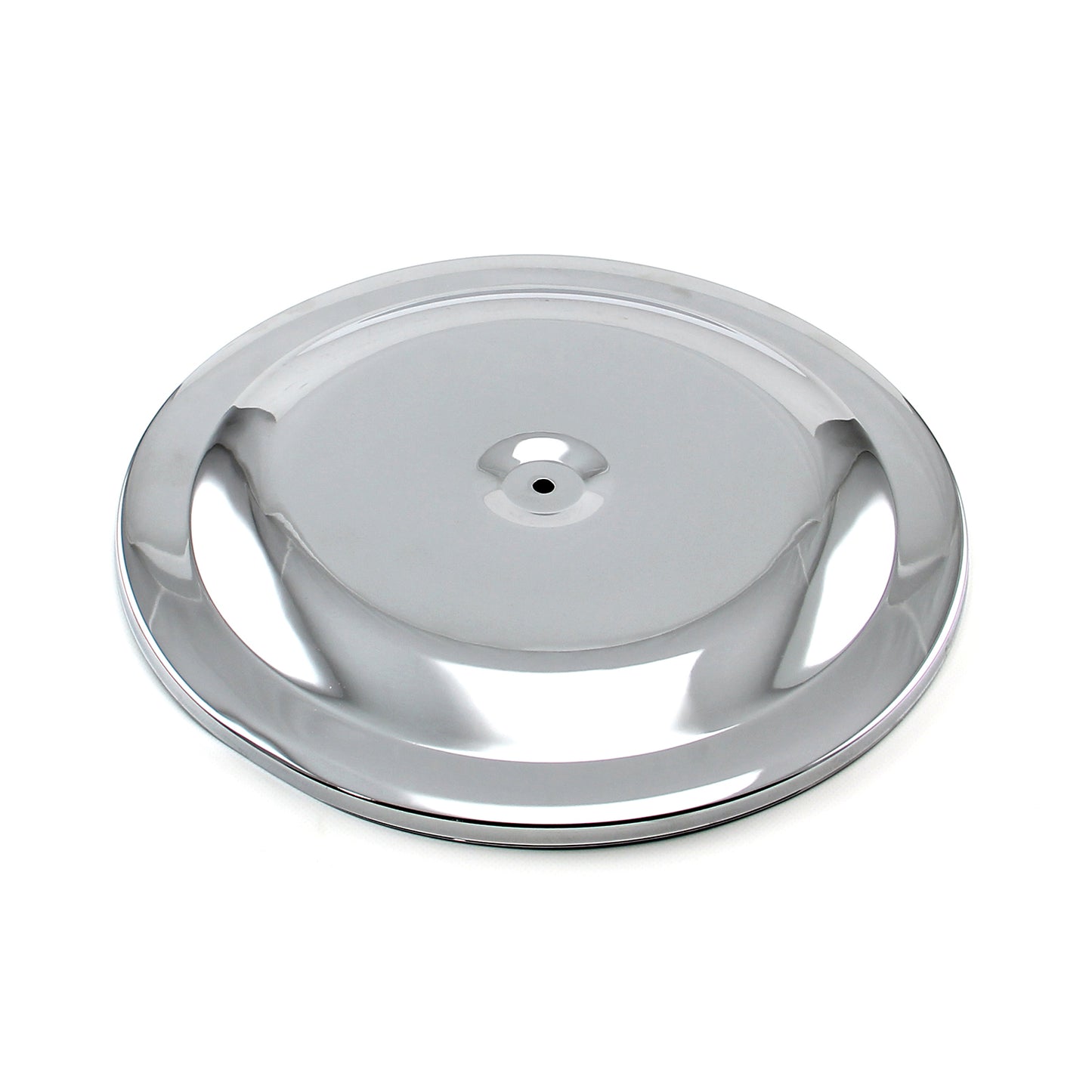 14" Chrome Rund Race Style Air Cleaner Top - Krom