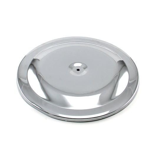 14" Chrome Rund Race Style Air Cleaner Top - Krom