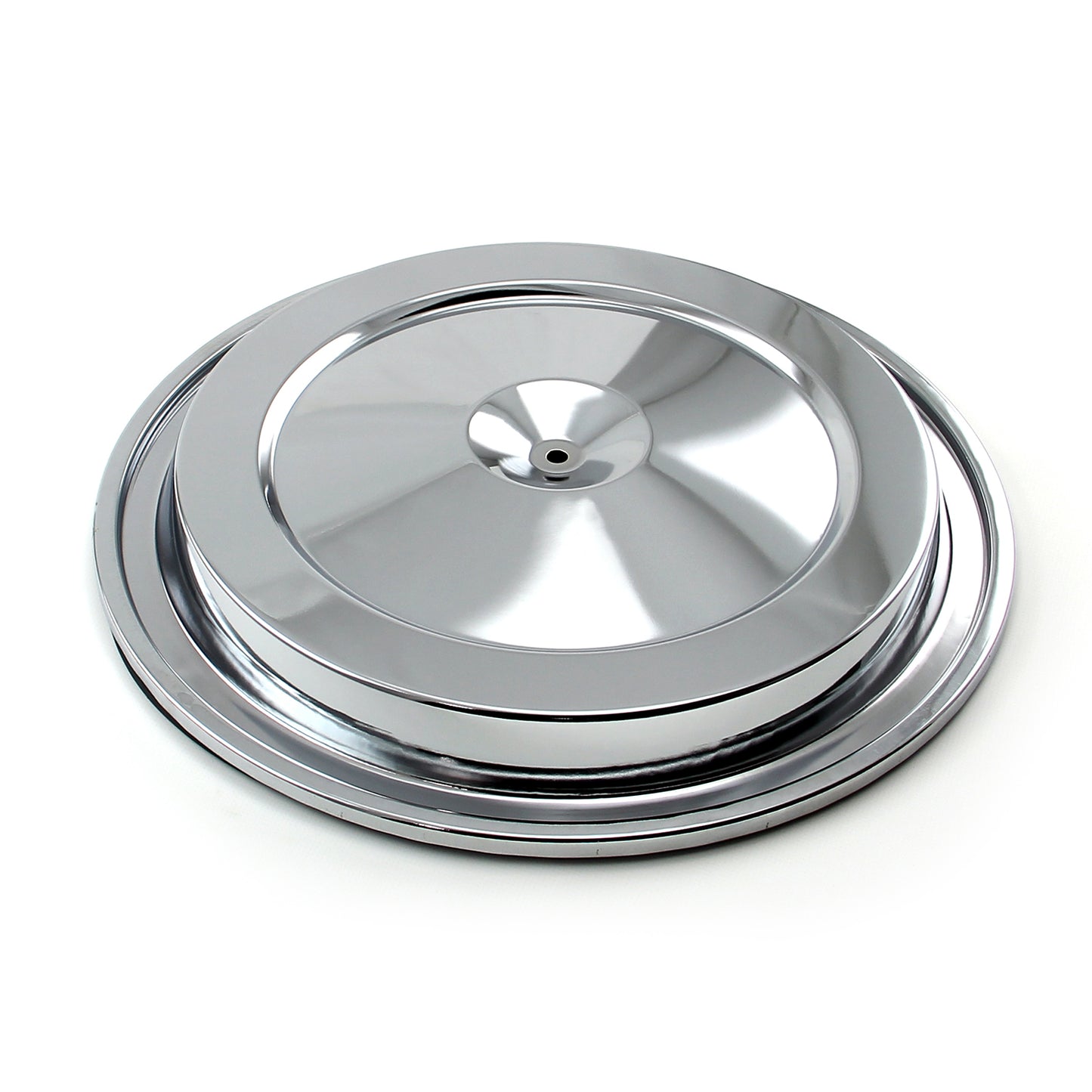 15" (15.375") rund luftrenare - krom