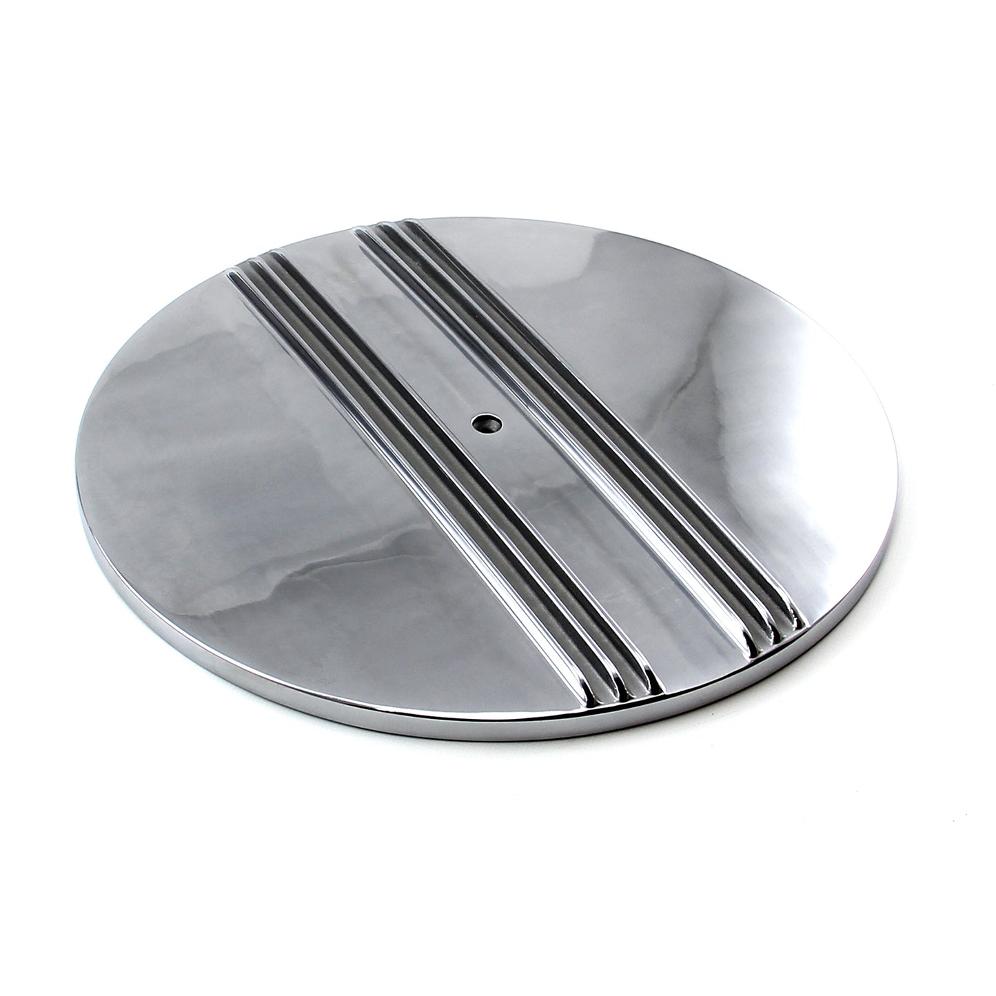 14" Aluminium Classic Finned Center Air Cleaner Top