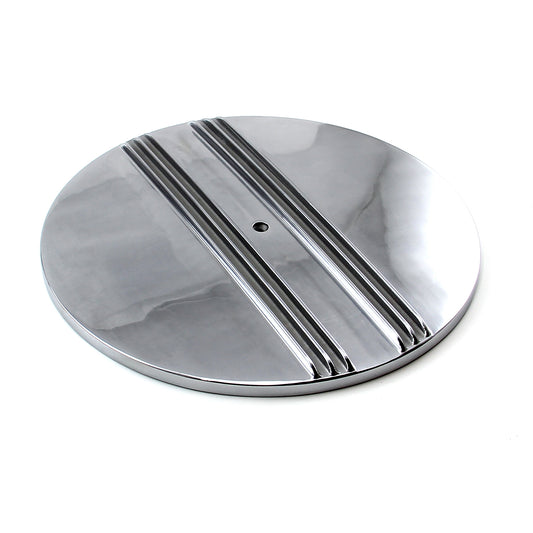 14" Aluminium Classic Finned Center Air Cleaner Top