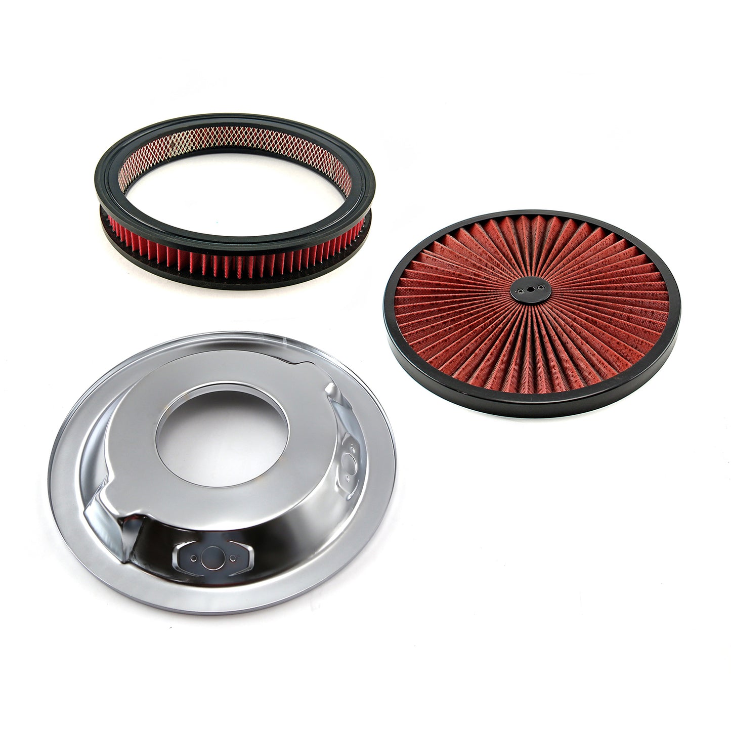 14" x 2" Tvättbart element extremtopp med svart ring tappad basluftrenarsats