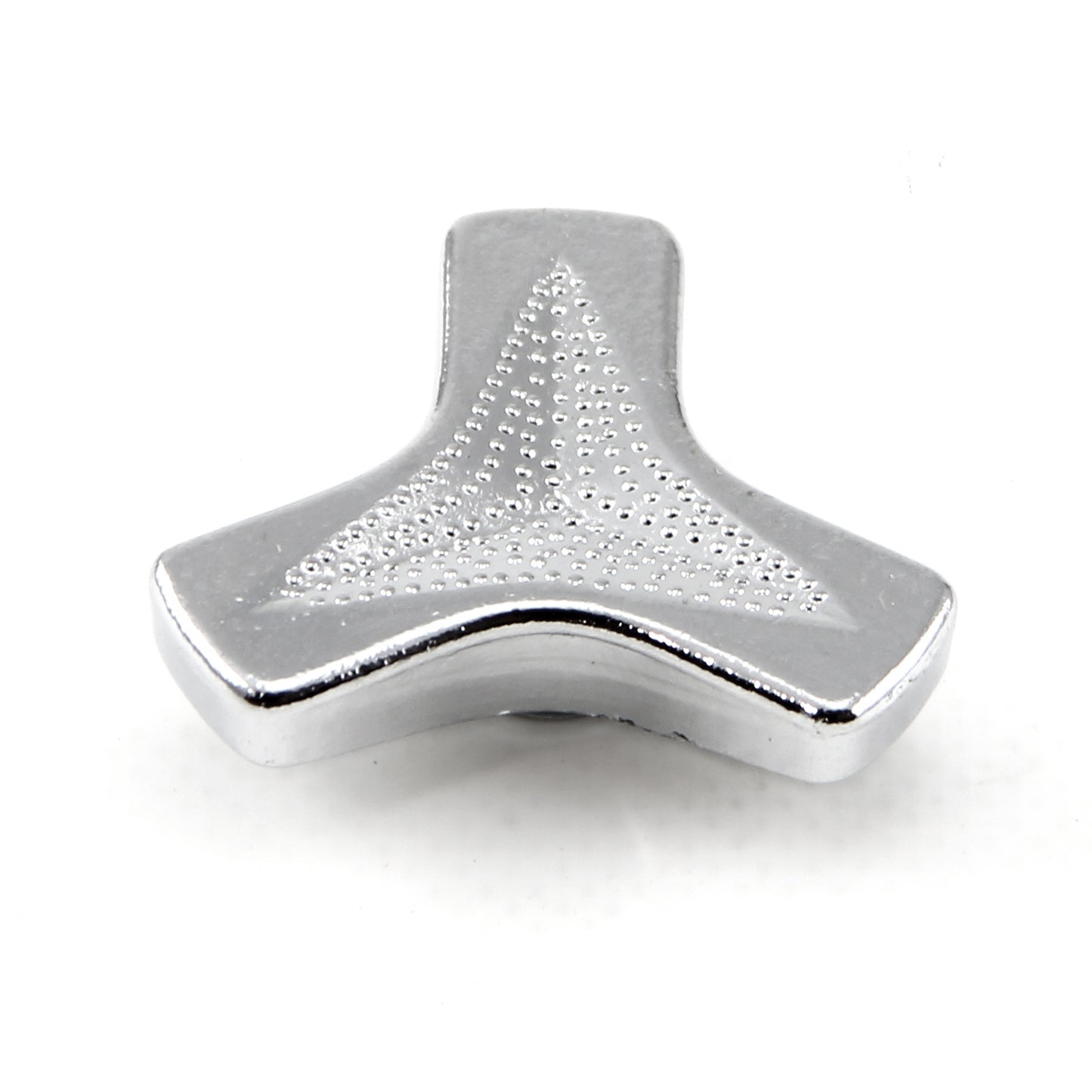 Air Cleaner Nut 1/4-20 Chrome Tri-Bar Style
