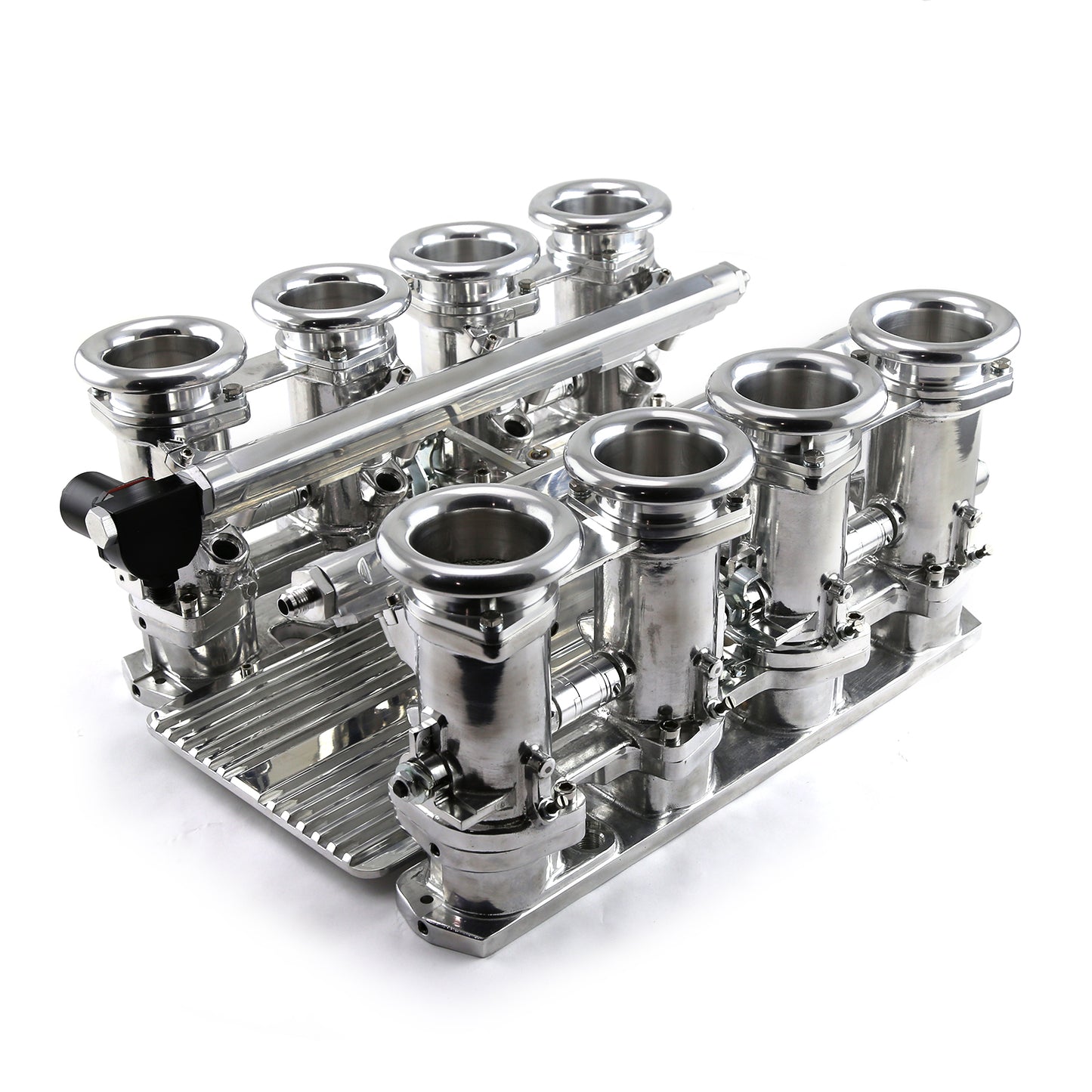Chrysler HEMI 6.1L Downdraft 8-stack EFI-insugssystem komplett, polerat