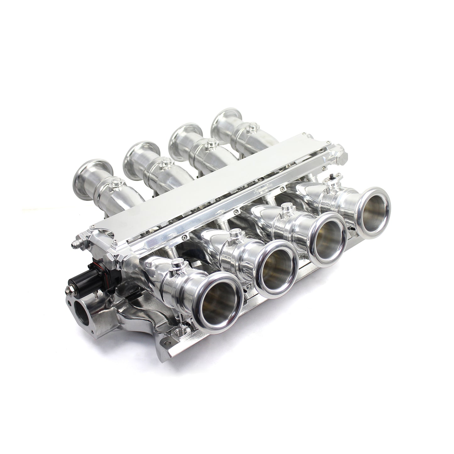Ford 351W Windsor Sidedraft 8-stack EFI-insugssystem komplett, polerat