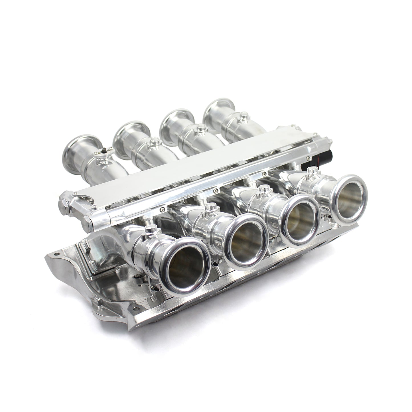 Ford 351W Windsor Sidedraft 8-stack EFI-insugssystem komplett, polerat