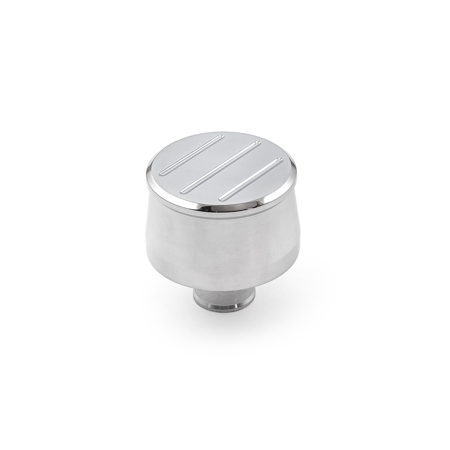 polerade aluminium kulfräst vevhusventilation för ventilkåpa (1" Neck insticksmodell)