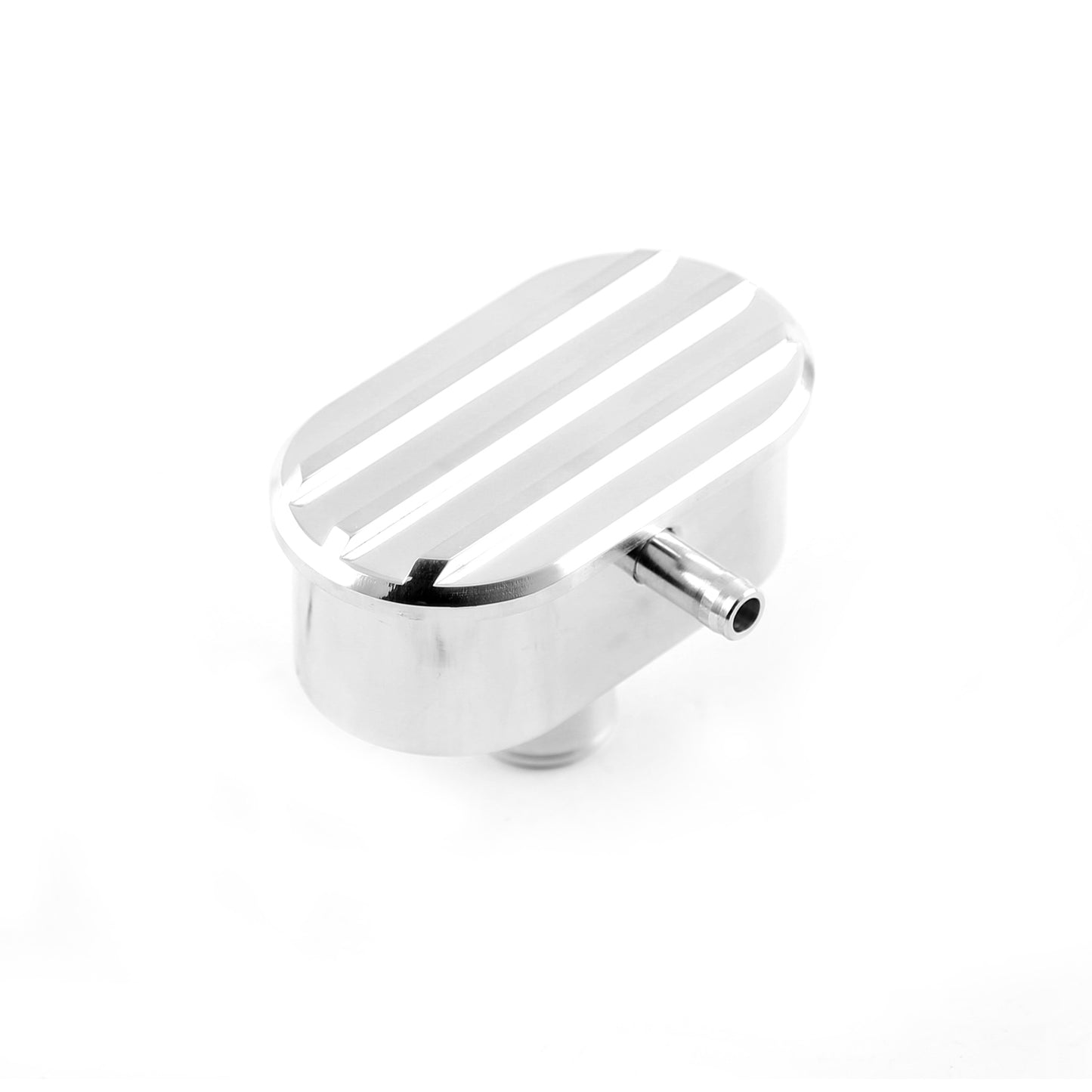 klassisk ribbad Valve Cover aluminium Breather Cap, 1.25" Grommet och PCV ventilationsrör