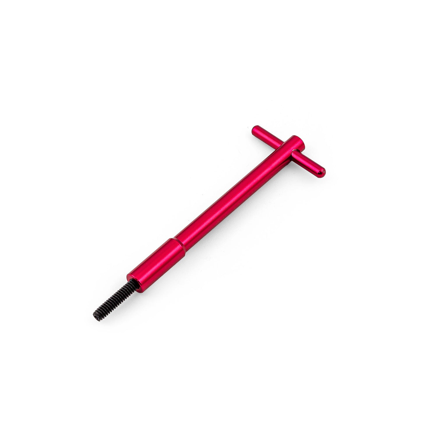 ventilkåpsmuttrar 5 3/8" höga T-handtag vingmutter 1/4-20 x 1" pinnbult Red aluminium