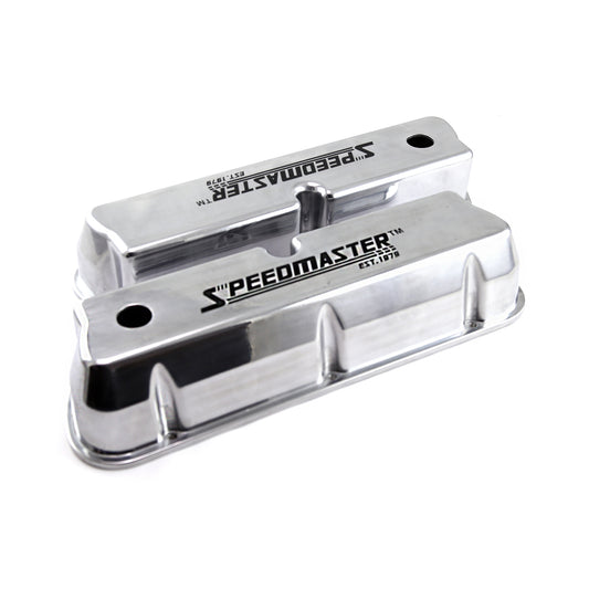 Ford SB 289 302 351w polerade aluminium svarta Letter Valve Covers